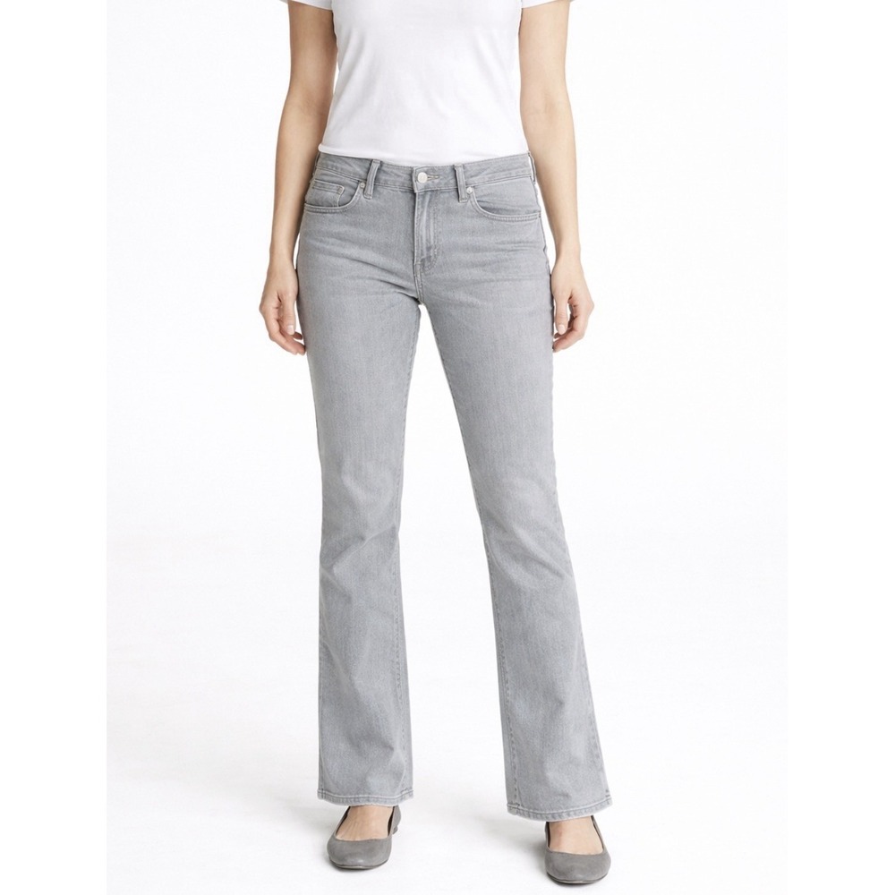 RALPH LAUREN 867 Women's Pale Grey Melange Jeans (Style: 12K50-02) Size 28